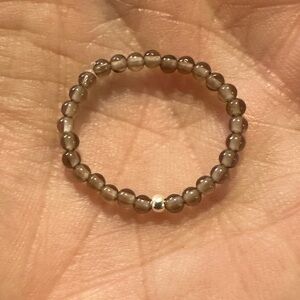 Smokey Quartz Stretchy Ring..